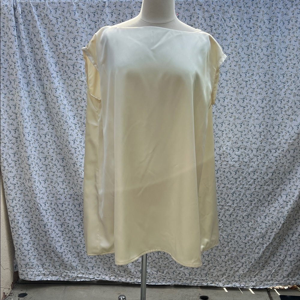 Handcrafted 1960 Buttercream Dress